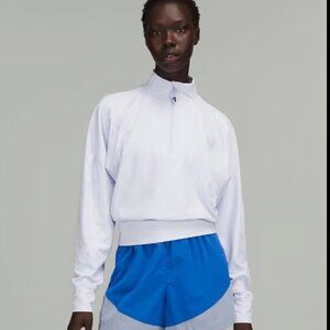 Lululemon Ready to Rulu Half-Zip Pullover Pastel Blue Size 8